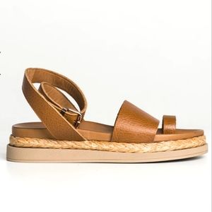 OKER Leather Platform Sandals/NEW